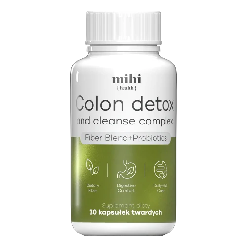 MIHI Vitamins Komplex pro detoxikaci a pročištění tlustého střeva 30 kapslí
