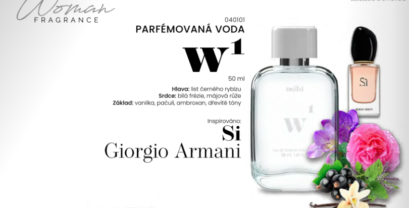 MIHI Perfume women 18%, Parfémovaná voda W1 50 ml