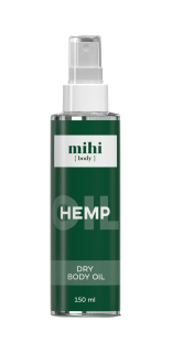 Mihi Hemp Oil Suchý tělový olej 150 ml