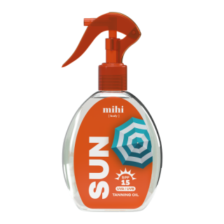 MIHI SUN Opalovací olej SPF 15