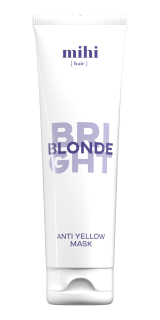 MIHI Bright Blonde Maska proti žluté barvě 250 ml