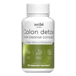MIHI Vitamins Komplex pro detoxikaci a pročištění tlustého střeva 30 kapslí