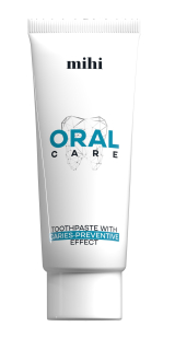 Mihi Oral Care Zubní pasta s preventivním účinkem proti zubnímu kazu 75 ml 
