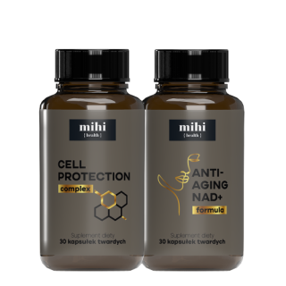 MIHI SET Komplex na ochranu buněk + NAD+ proti stárnutí + Anti